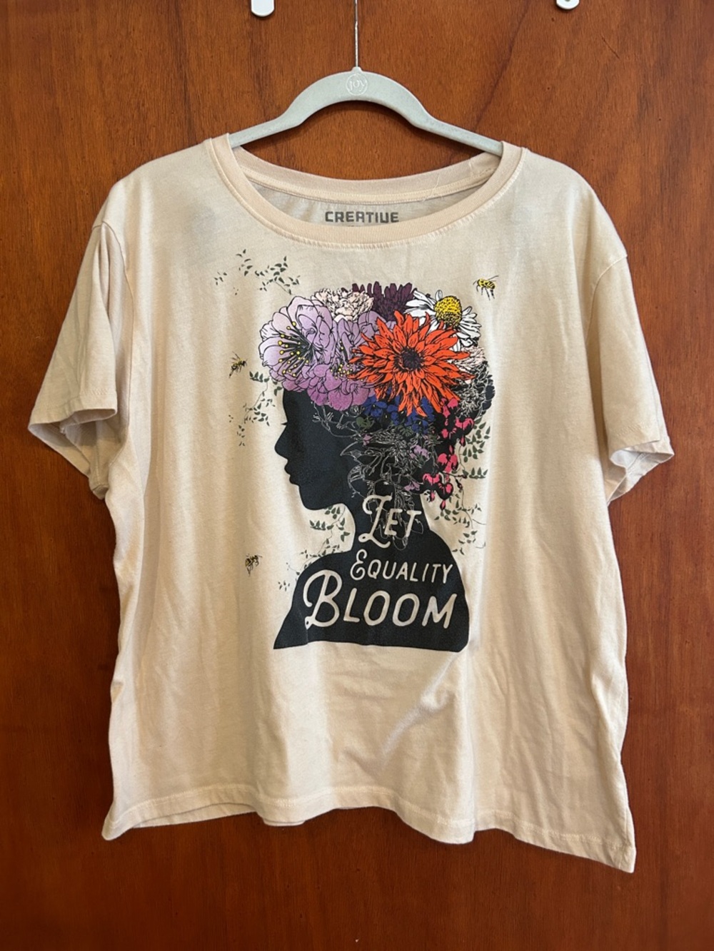 Creative action network let equality bloom graphic t shirt size XXL